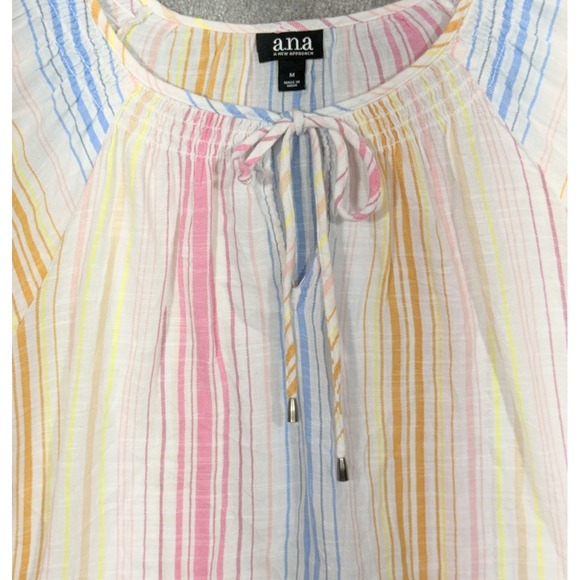 Anabaglish Tops - Ladies Ana A New Approach Ladies‎ Medium Shirt Rainbow Striped Boho Top